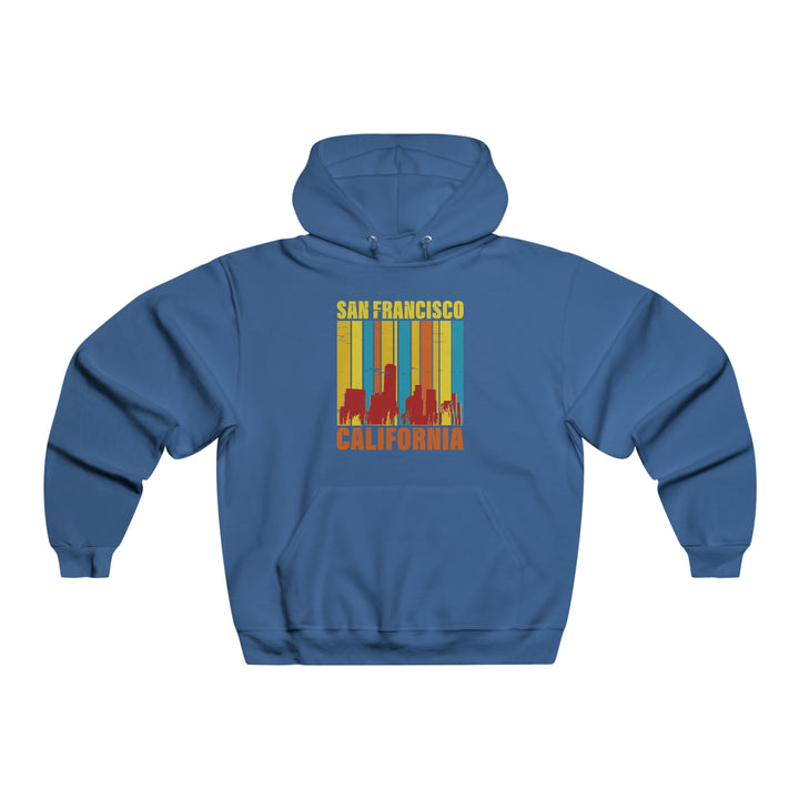 Men's San Francisco Vintage Skyline Hooded Sweatshirt