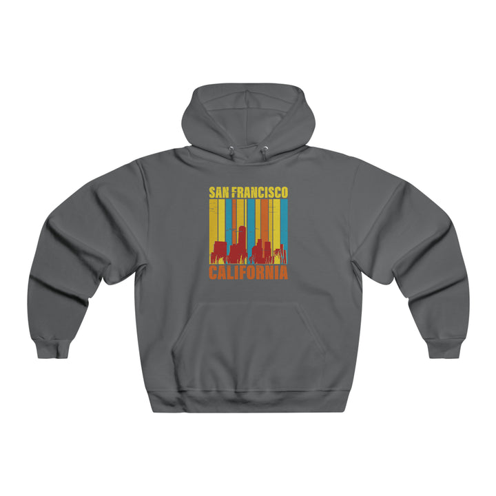 Men's San Francisco Vintage Skyline Hooded Sweatshirt