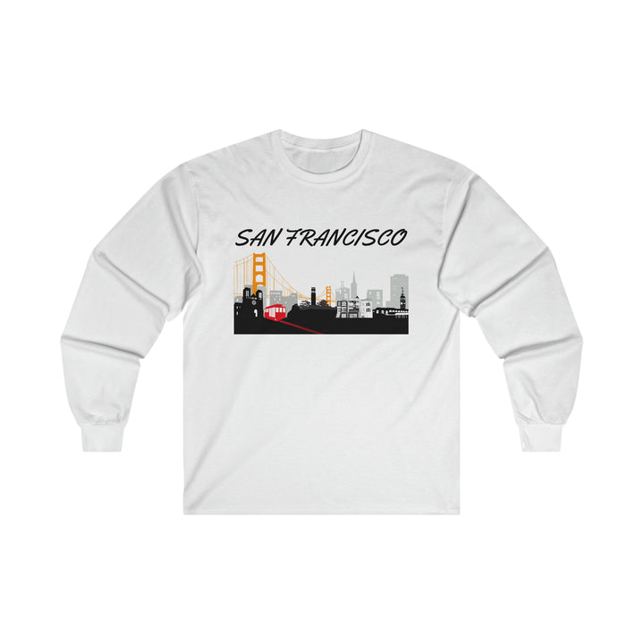 Men's San Francisco Skyline Long Sleeve Tee