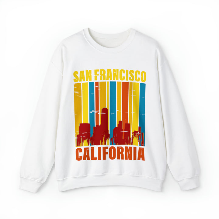 Women' s San Francisco Vintage Skyline Crewneck Sweatshirt