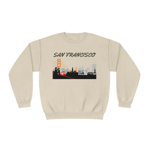Men's San Francisco Skyline Crewneck Sweatshirt