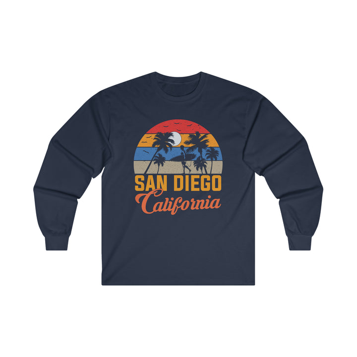 Men's San Diego Surfer Long Sleeve Tee