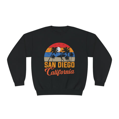 Men's San Diego Surfer Crewneck Sweatshirt