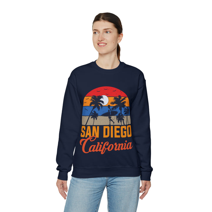 Women's San Diego Surfer Crewneck Sweatshirt