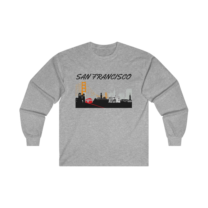 Men's San Francisco Skyline Long Sleeve Tee