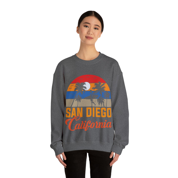 Women's San Diego Surfer Crewneck Sweatshirt